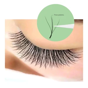 3D Fairy W Shaped Lashes Extensions Private Label Supplies Volume Lashes 3D W Wispy Eyelashes