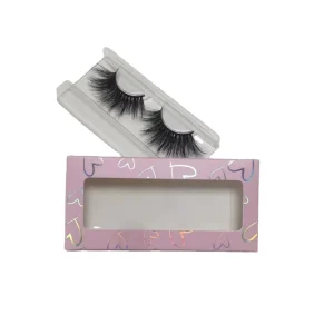 3D False Natural Look Wispy Lashes Natural Fluffy 18-20mm Faux Mink Full Strip Lashes for Make up