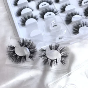 3D Faux Mink Eyelashes 16mm 18mm Handmade Cruelty-Free Vegan Strip Lashes