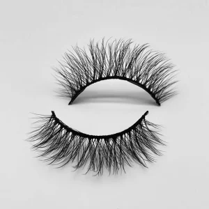 3D Faux Mink Fake 5d Premium False Eyelashes 15mm Natural Strip Eye Lashes Manufacturer