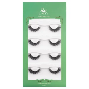 3D Faux Mink Lashes Fluffy Volume False Eyelashes Pack Natural to Dramatic Styles for All Eye Shapes