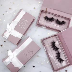 3D Faux Mink Strip Lashes Empty 5 Pack Eyelashes Sets Natural Packing 20 Pairs of Silk Eyelashes