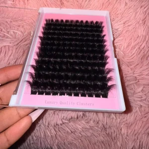 3D Fluffy Faux Mink Diy Lash Cluster Kit Russian 10 24mm Segment Wispy Cluster Lashes Extension Cluster Extension