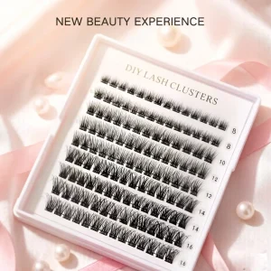 3D Fluffy Lash Clusters Super Fine Band DIY Individual Lashes Eyelash Extension Vendor