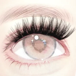 3D Foxy Full Strip Eyelashes Winged Cat Eye Lashes Cruelty Free Eyelashes Thick and Full
