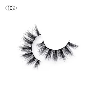 3D Full Strip Mink Eyelashes 15mm Natural Short Fluffy Lashes and 18mm Eye Lashes