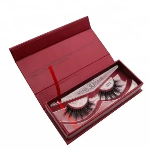 3D Handmade Mink Strip Eyelashes with Custom Packaging