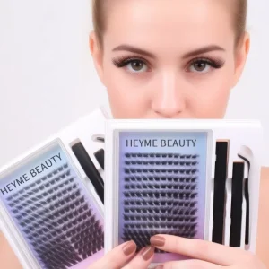 3D Individual Mix for Natural PBT Cruelty-Free DIY Eyelash Extension Kits Segment Lashes