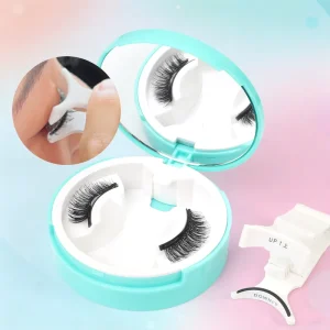 3D Magnetic Eyelashes With Custom Logo Color Packaging and Reusable Applicator