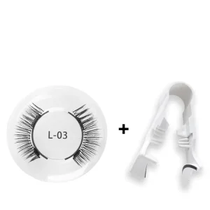 3D Magnetic False Eyelashes Reusable Magnetic Eyelashes With 4 Magnetic Lashes Magnet False Eyelashes Extension Makeup Tools