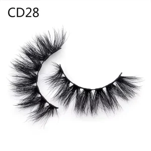 3D Mink Eyelashes Natural Fluffy 15mm 20mm Full Strip Lashes with Vendor Boxes