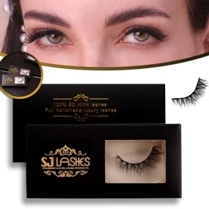 3D Mink Fluffy Mink Lashes Matte Black Color Soft Cotton and Reusable Strip Faux Eyelashes From Lashes Factory logo Customized