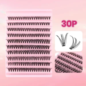 3D Mink Handmade for Pre Cut Segment Faux Mink Cluster Lashes Kit 0.07MM Thickness Mix DIY Lash Extension Private