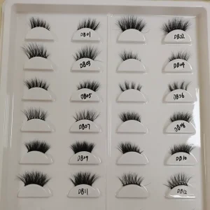 3D Mink Lashes Cruelty-Free Short Natural Wispy Half Lashes