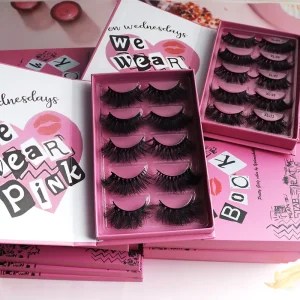 3D Mink Lashes Custom Boxes Lashes Vendor Eyelash 8mm 9mm C D Curl Mink Eyelashes