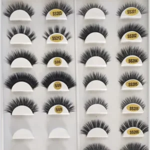 3D Mink Lashes Normal Mink Eyelashes Private Label Mink Eyelashes With Luxury Packaging Custom Eyelash Box