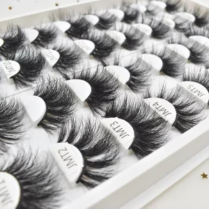 3D Mink Siberian Eyelash Extensions 5D 25mm Real Mink Eyelash Lash Vendor With Packaging