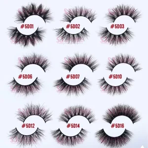 3D Mink Wispy Fluffy Eyelashes Luxury High Quality Flexible Black Cotton Band Eyelashes From Lash Factory