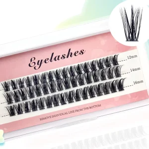 3D Natural Layered Magnetic-Effect Korean PBT Pre-Mapped Segmented Cat Lashes