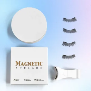 3D Natural Look Magnetic Lashes Kit Reusable 3D Magnetic Eyelashes with Applicator No Glue Needed Reusable Eyelashes with Case