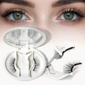 3D Natural Look Quantum Soft Magnetic False Eyelashes with Free Glue and Lashes Applicator Magnetic Faux Eyelashes