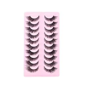 3D Pre Glued Faux Mink Eyelash Extension Kit 0.07mm Thickness CC Curl DIY Lash Clusters And Press on Lashes