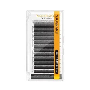 3D Pre-Glued Faux Mink Eyelash Extension Kit 0.07mm Thickness CC Curl DIY Lash Clusters and Press-on Lashes