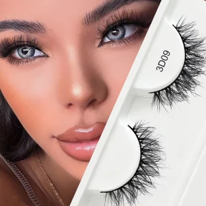 3D Real Mink Lashes Reusable Soft Fluffy Mink Lashes Supplies Wispy Natural 14MM Strip Lash Vendor