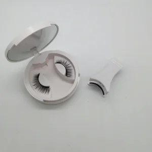 3D Reusable False Magnetic Eyelashes Kit Custom Logo Hard Magnetic Lashes Natural Look No Glue Needed Magnetic Lash Set