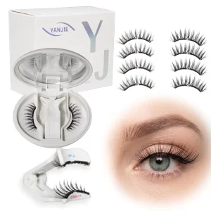3D Reusable Soft Magnetic Eyelashes Custom Logo Soft Magnetic Lashes Manufacturer Natural Look No Glue Magnetic Eyelash Set