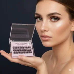 3D Segment Cluster Lashes Kit Press On Waterproof Lashes Box No Glue Cruelty Free Super Thin