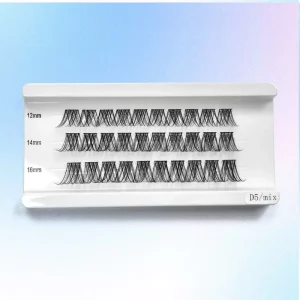 3D Segment Natural Long Cluster Eyelashes No Glue DIY Lash Kit Press On Self Adhesive Cruelty Free Reusable