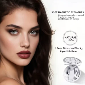 3D Soft Magnetic Eyelashes Natural Look Cruelty Free False Eyelashes for Daily Use