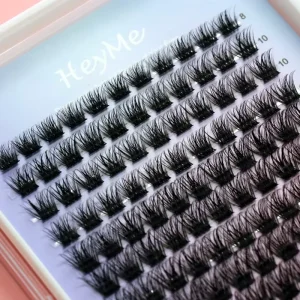 3D Soft for Cluster Lash Handmade 0.07mm Premium Individual Eyelash Clusters Precut DIY Lash Clusters Volume