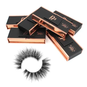 3D Synthetic Eyelashes with Custom High Quality Paper Box Private logo Package Box