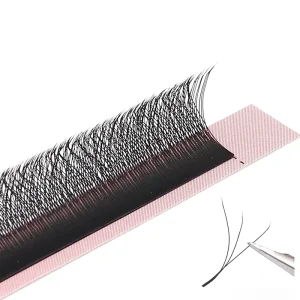 3D W Natural Synthetic Hair Handmade Individual Eyelashes Soft Matte Eyelashes Handmade Soft Lash Extension