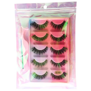 3D Wispy Faux Mink Lashes Ultra Soft Comfort Fluffy Cotton Band Strip Lashes for Beauty Vendor Supply