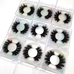 3DY Series Strip Faux Mink Eye Lashes Vendors 9 15mm Faux Mink Lashes and Private Label Vegan Faux Mink Eyelashes