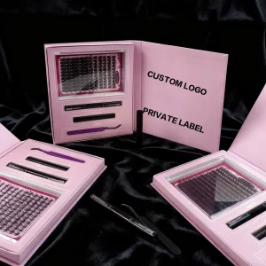 3d Effect Individual Eyelash Diy Lashes Cluster Extension Kit Segment Cluster Lashes Custom Logo Private Label