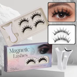 3d False Eyelashes Cat Fox Eye Russian Strip Lashes Natural Full Strip False Eyelashes Private Label Magnetic Eyelashes