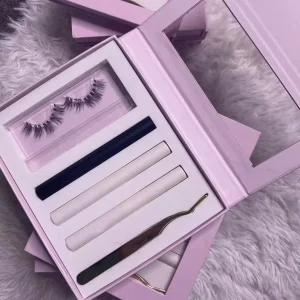 3d Mink Full Strips Lashes Custom DIY Lashes Magnet Eyelashes Bulk Soft Half Lashes Pre cut False Eyelashes