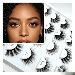 3d Segment Dramatic Full Strip False Cluster Eyelashes No Glue Required Extension Reusable Self Adhesive Individual Lashes