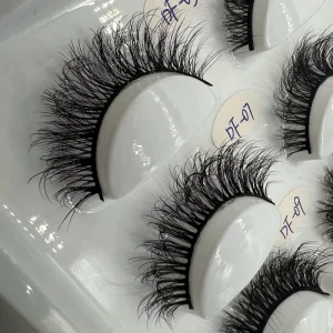 3d Silk Eyelashes Faux Mink Fluffy Lashes Natural Dramatic Fluffy Soft Faux Mink False Strip Eyelashes