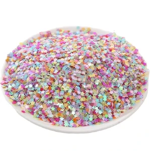 3mm Mini Mix Flower Shape Plum Nail Shiny Glitter Sequins Bulk Wedding Party Decoration Loose Confetti Sequins