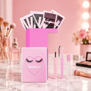 4 Styles Lash Clusters Kit 60D-150D Fluffy Wispy D-Curly 10-18mm Cruelty Free Vegan Hypoallergenic DIY Eyelash Extensions