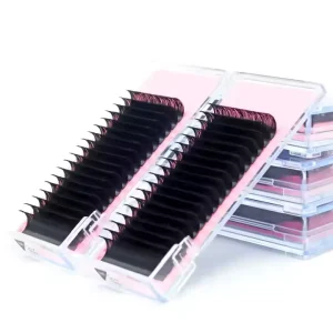 5 25mm J B C D Curl Matte Eyelashes Synthetic Hair Hand Made Natural Long Individual Eyelash Extension