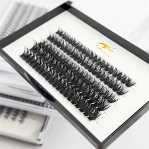 5 Lines Cluster DIY Segmented Eyelashes Natural Dense False Lash Clusters Extension 40P 60P 80P Lashes Set
