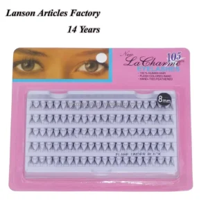 5 Lines Premium Beautiful Handmade Synthetic Hair Individual Lashes Lash Volume Eyelash Extensions Flare