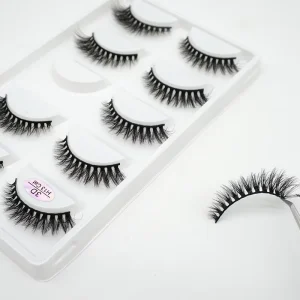 5 Pairs Short Lashes False Lashes Makeup Eyelash Extension Natural Volume Eye Lashes