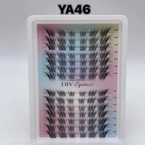 54 Styles Individual Cluster Eyelashes Natural Cat Fox Eye Lashes Clusters Diy Segment Eyelash Extensions